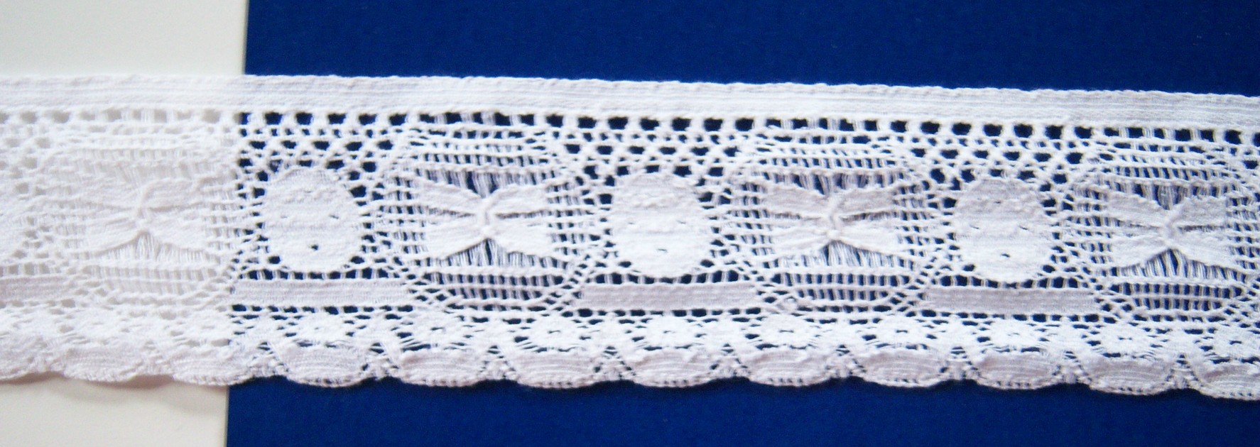 Natural White 2 3/8" Cotton Lace