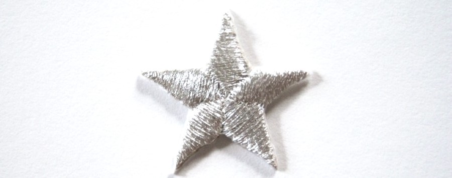 Silver Star Applique