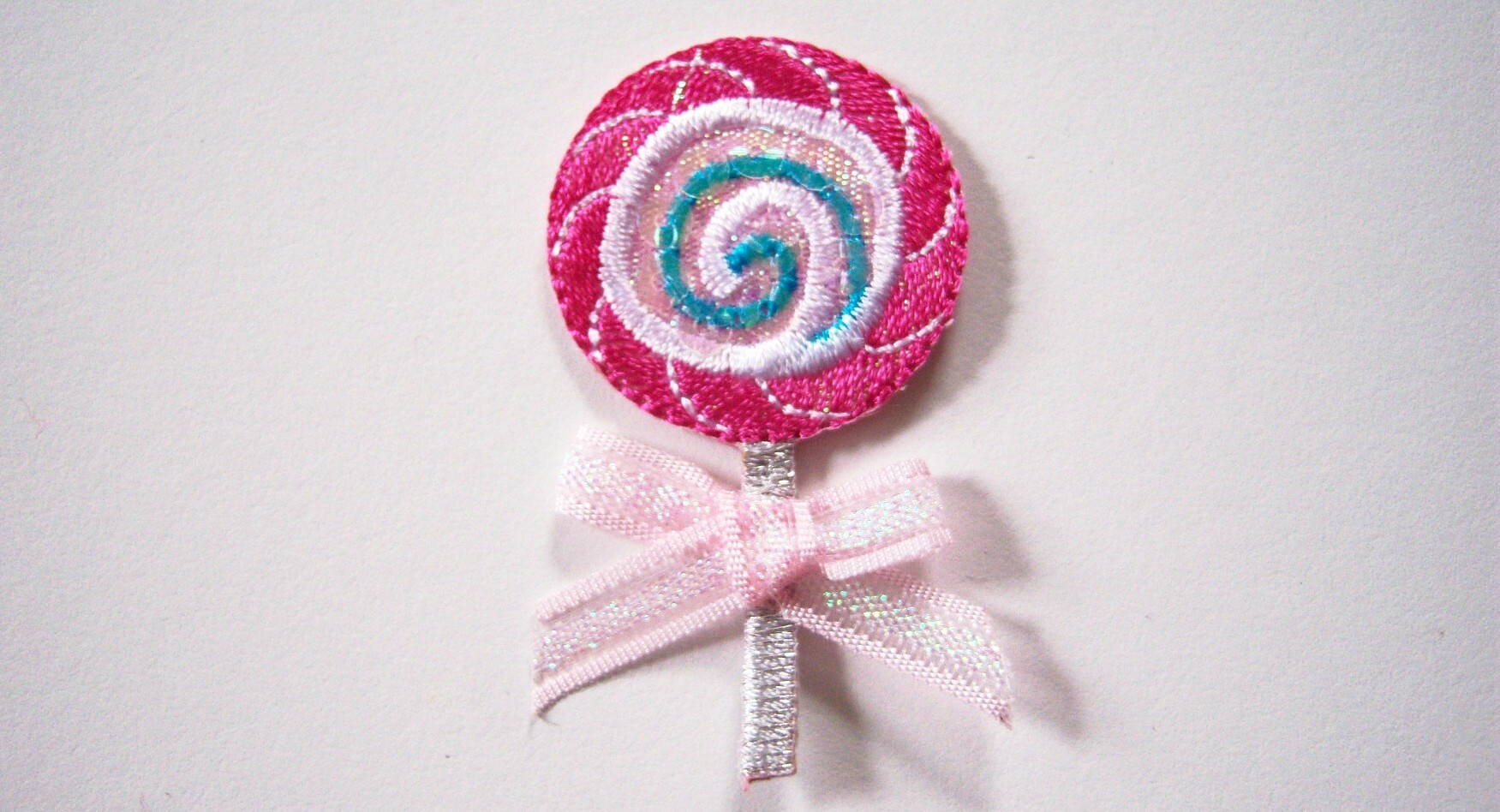 Lollipop Sequin/Bow Applique