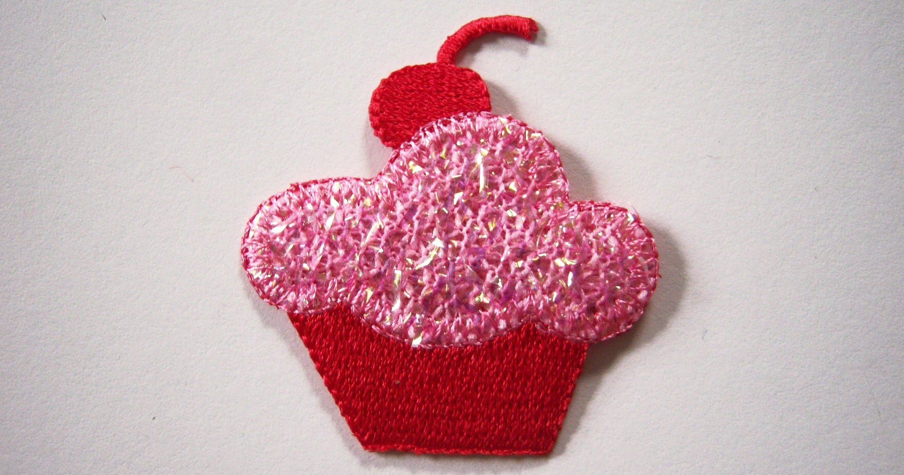 Cherry Cupcake Applique