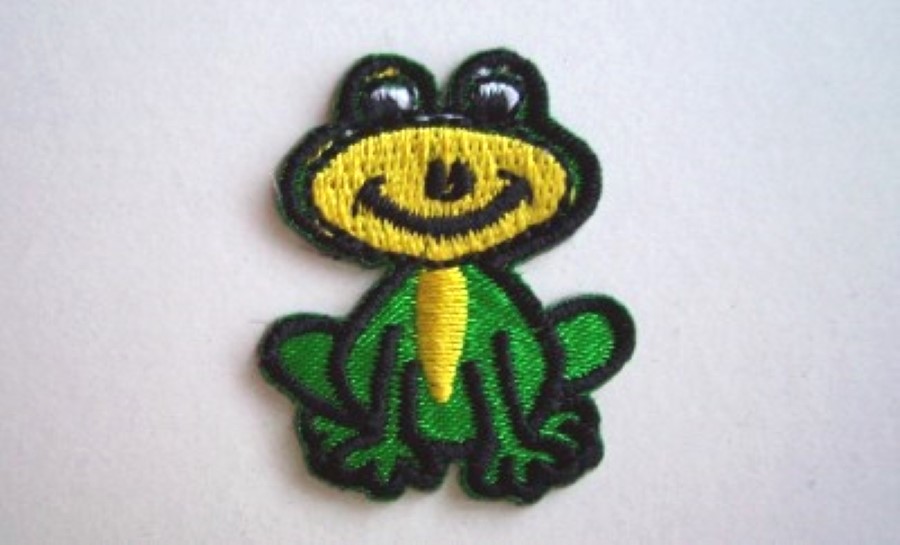 Smiling Frog Applique