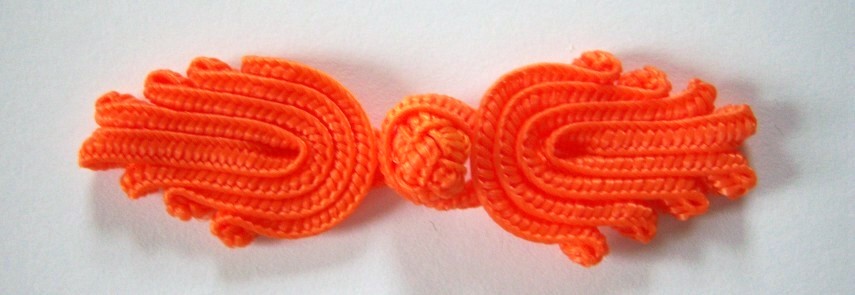 Orange 7/8" x 3" Frog Closure