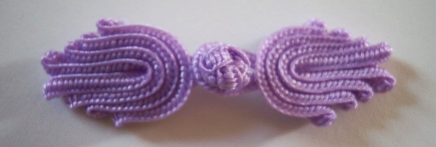 Lavender 7/8" x 3" Frog Closure