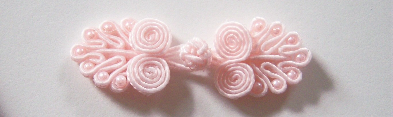 Light Pink Tree Bead Frog Closure