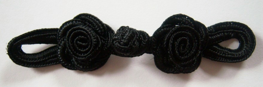 Black Rose 7/8" x 4" Frog Closure