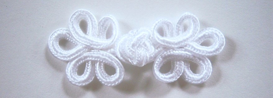 White 5 Loop Frog Closure