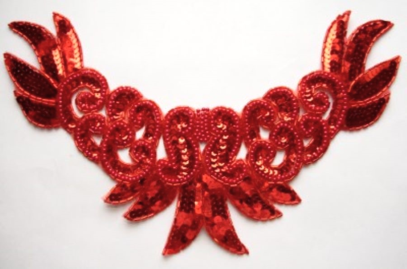 Red Sequin/Bead Yoke