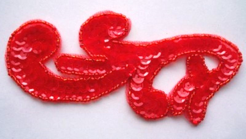 Tomato Scroll Applique