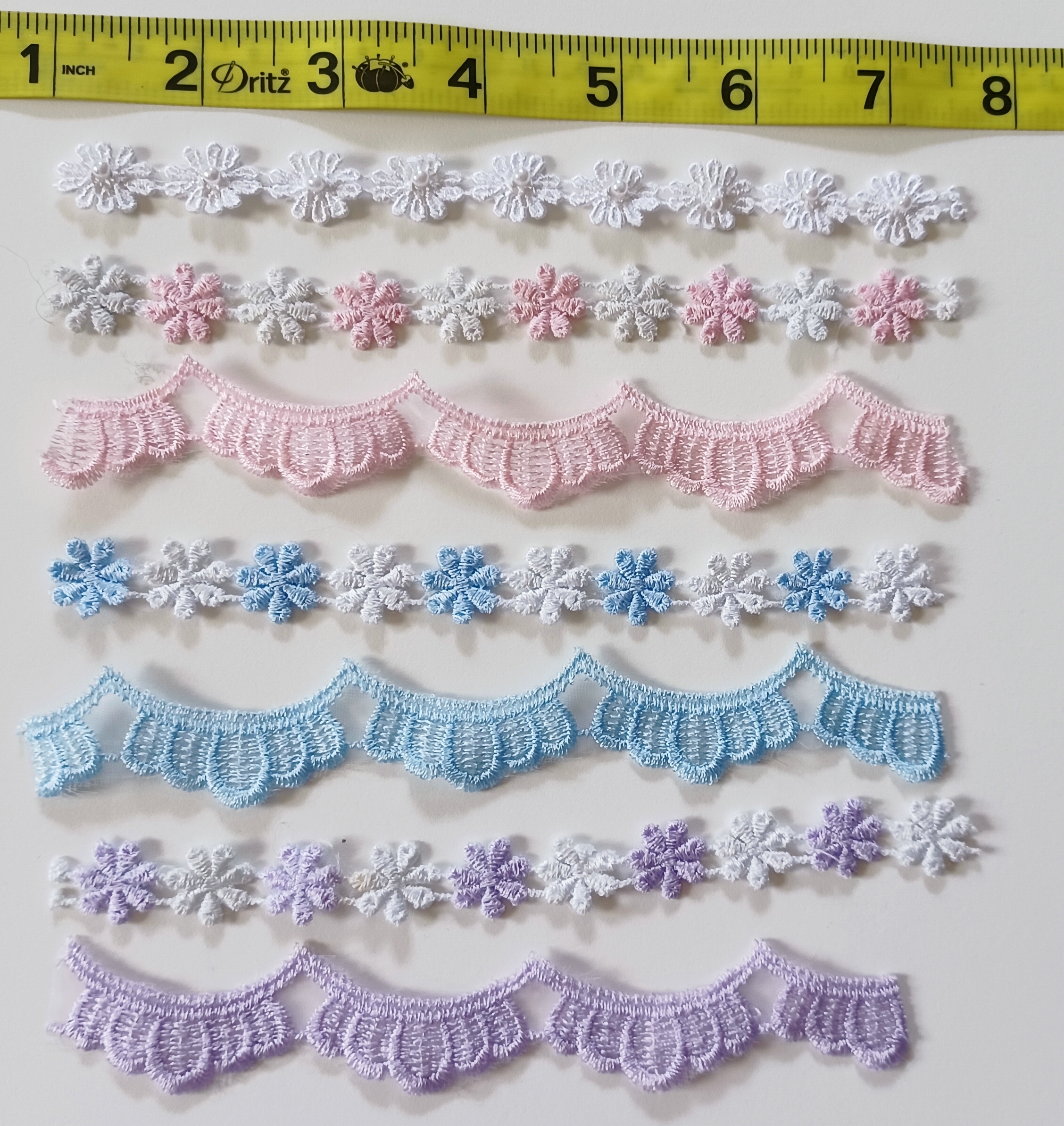 Pastel Daisy/Organza Sample Assortment