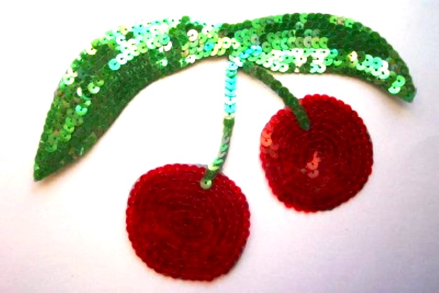 Large Cherries Applique