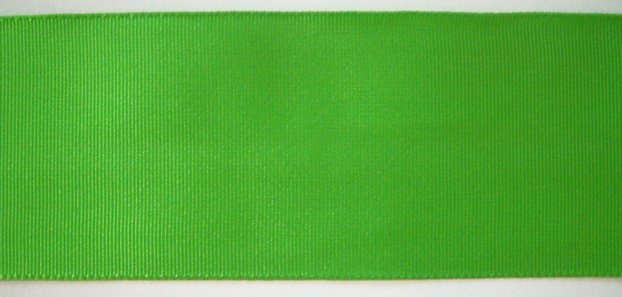 Lime 2 3/16" Acetate Grosgrain Ribbon