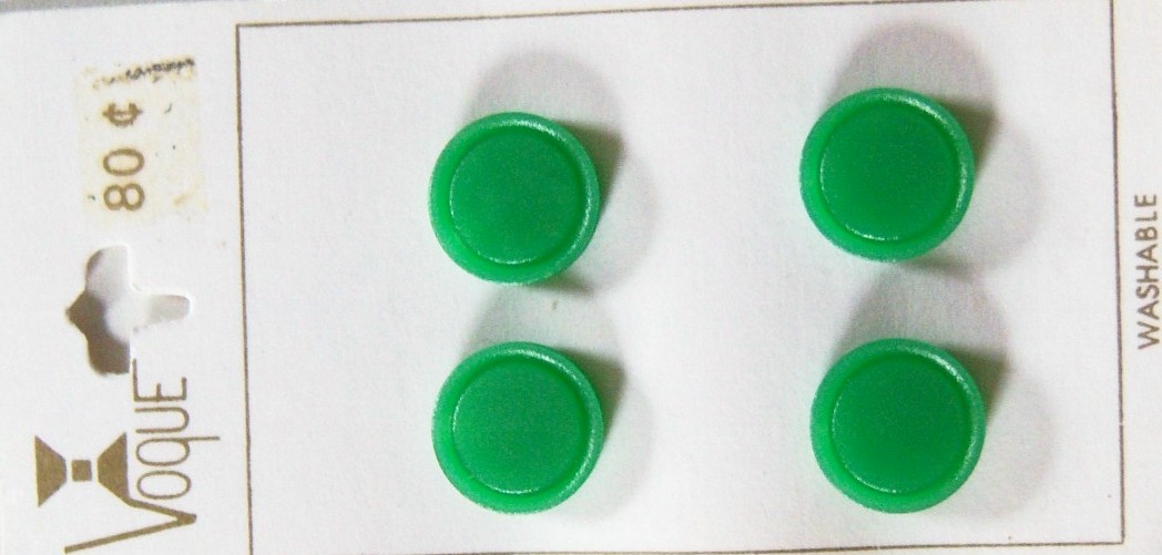 Vogue Light Kelly Green 1/2" Button Card