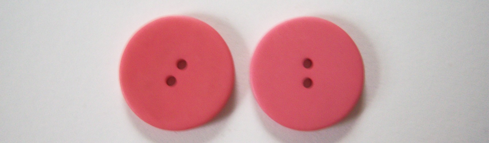 Coral Pearlized 1" 2 Hole Button