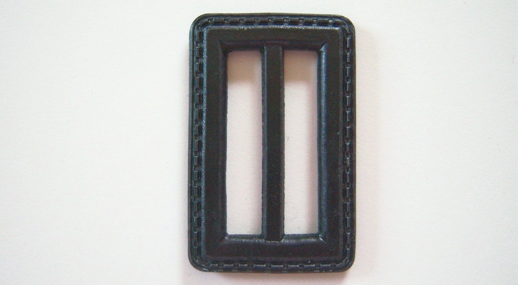 Jet Black 1 3/8" x 2 1/8" Plastic Buckle