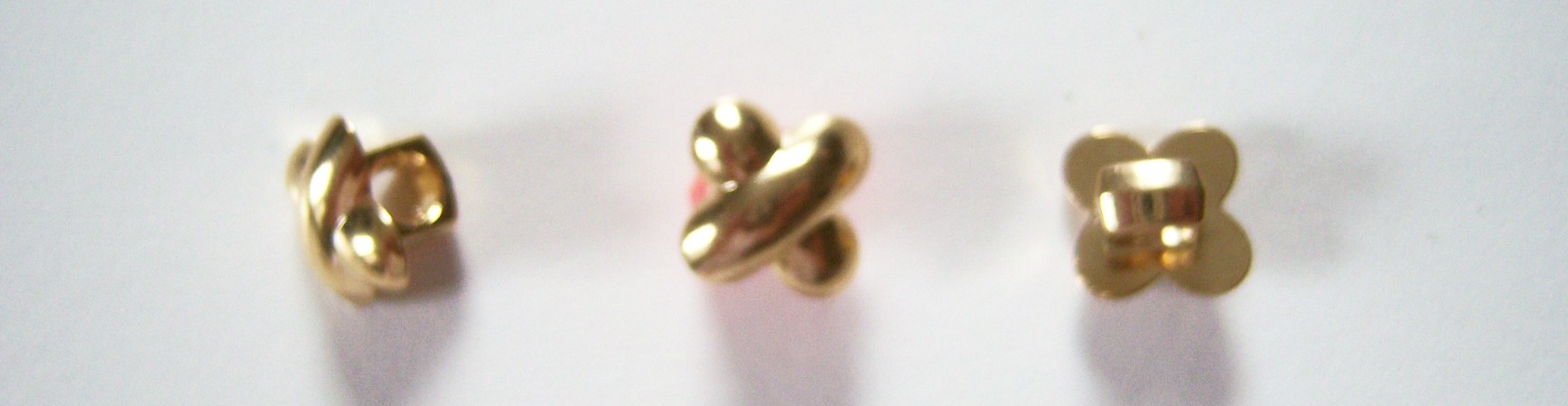 Gold Plastic X Per 3 Buttons