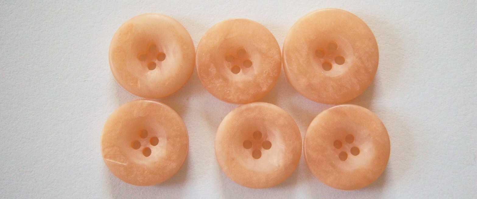 Peach Marbled Button Set