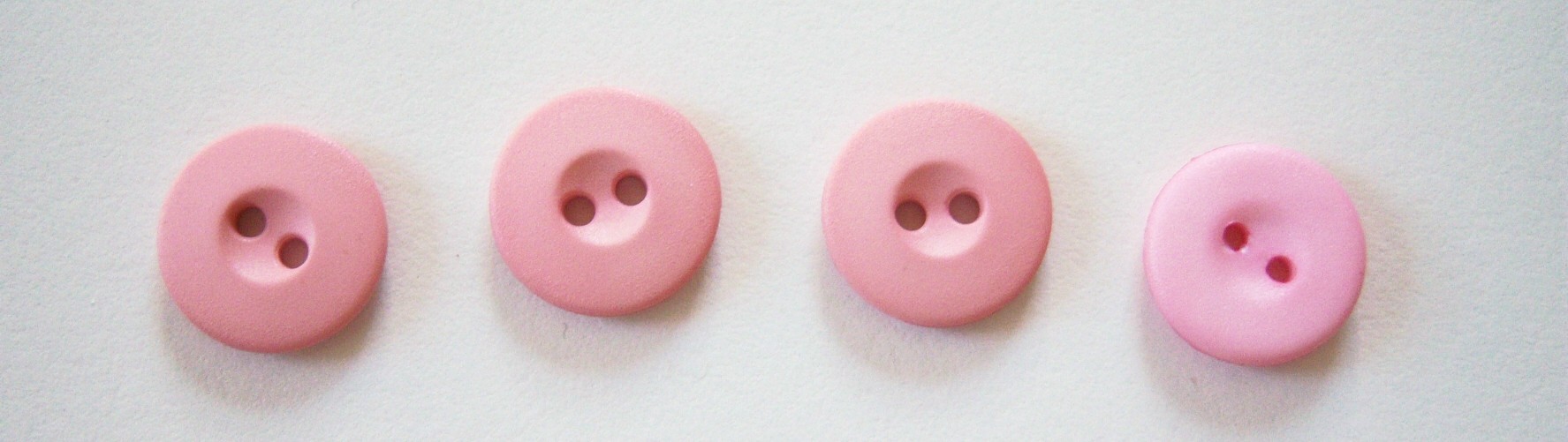 Matte Pink 1/2" Four Buttons