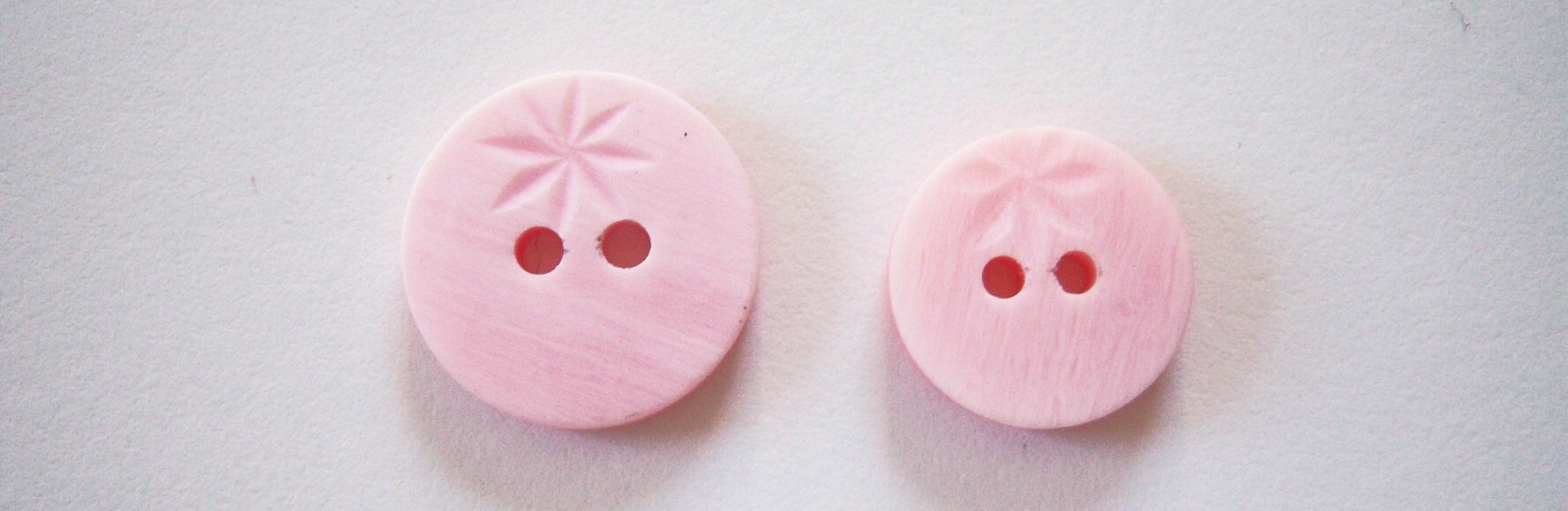 Lt Pink Star Two Button Set