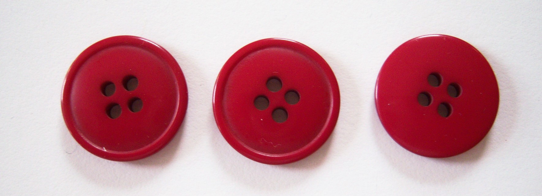 Dk Fuschia 3/4" 4 Hole Button