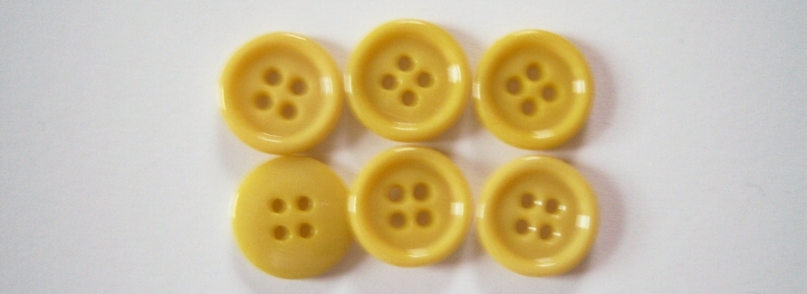 Lt Honey 5/8" Poly 4 Hole Button