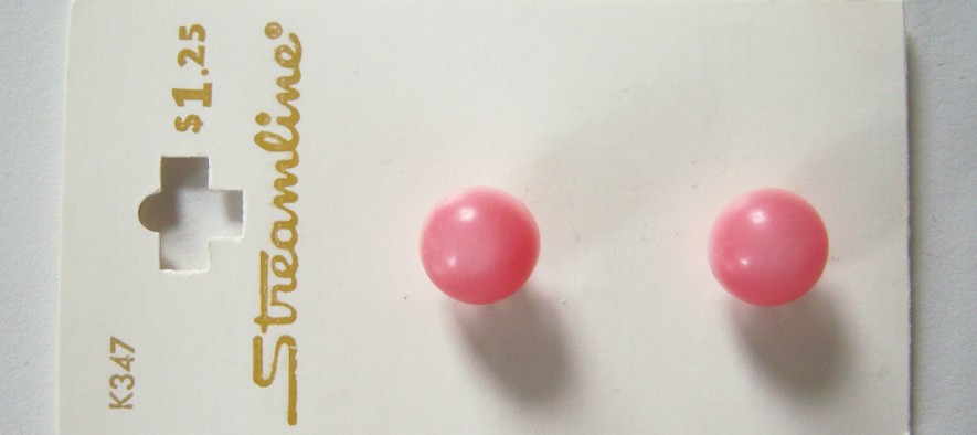 Streamline K347 Pink 7/16" Ball Button Card