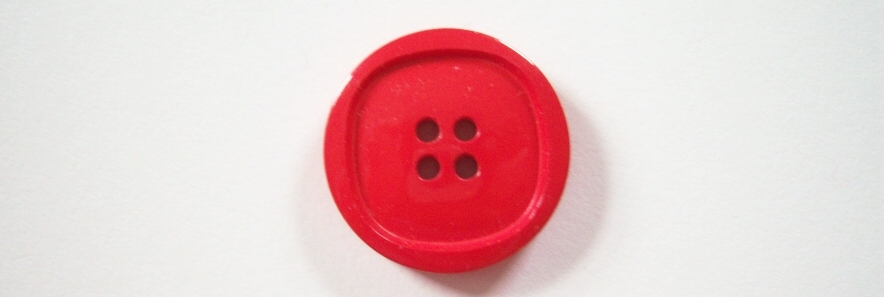 Scarlet Red 7/8" Button