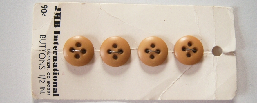 JHB Beige 1/2" Four Button Card