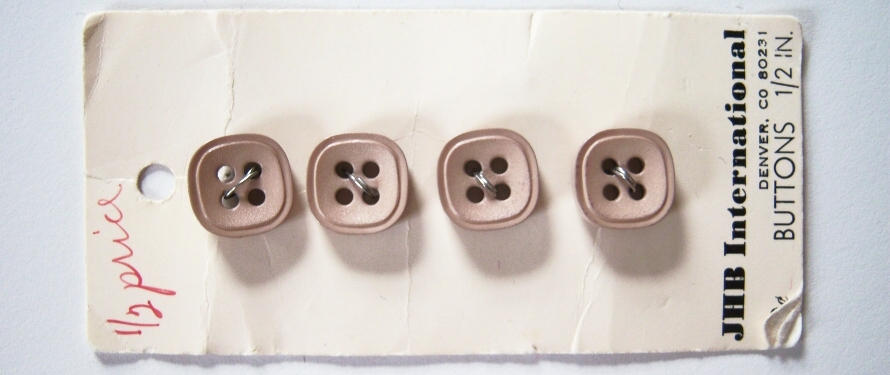 JHB Tan 1/2" Four Button Card
