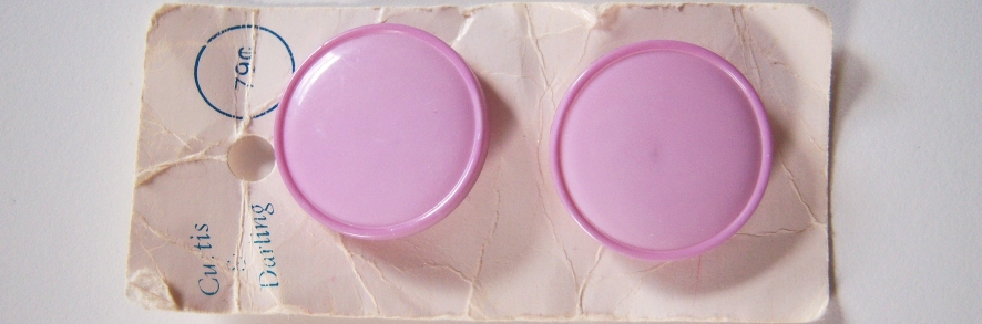 Pink Lilac 1 1/8" Two Button Card