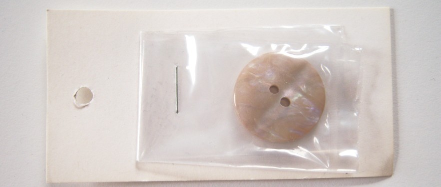 Pearlized Beige 3/4" Two Button Card