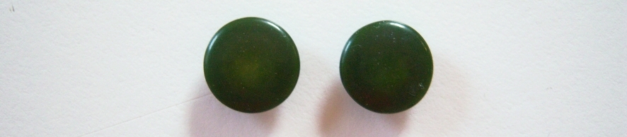 Avocado Green 1/2" Poly Shank Button