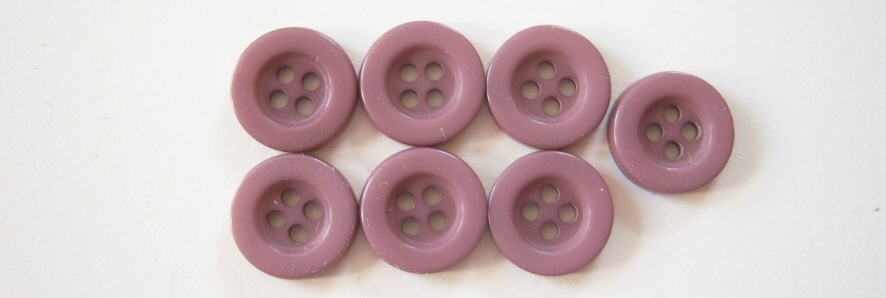 Matte Mauve 1/2" 4 Hole Button