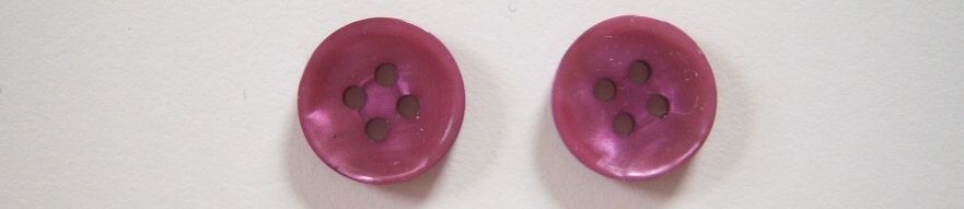 Rose Pearlized 9/16" Two Buttons