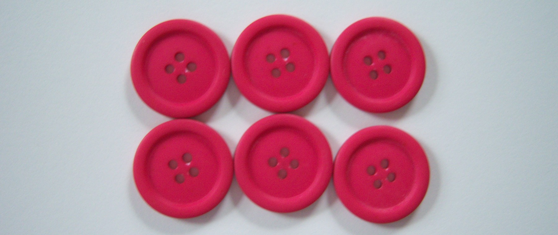 Shocking Pink 1" Button - oebnpr1