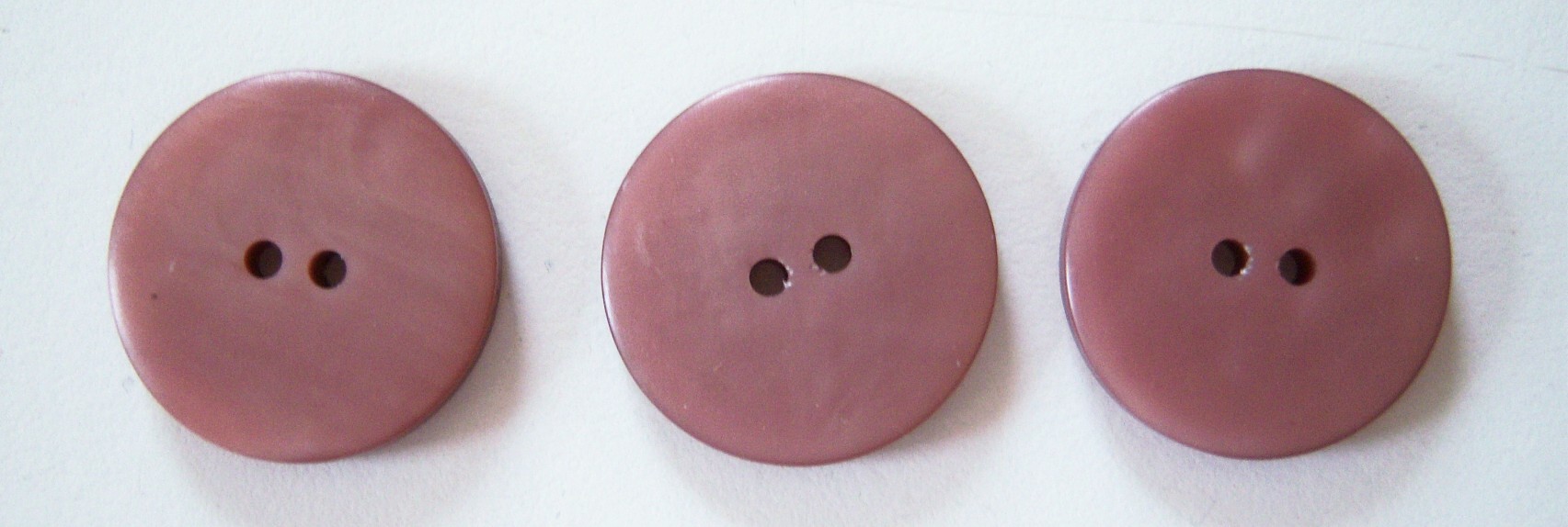 Light Mauve 7/8" 2 Hole Button