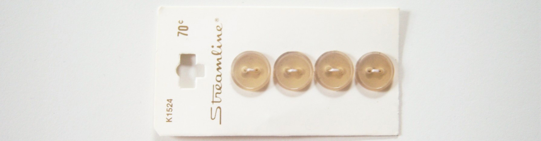 Beige 9/16" Card