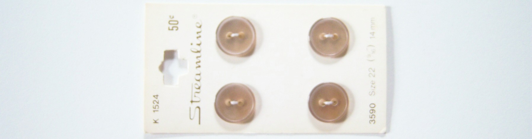 M. Beige 9/16" Card