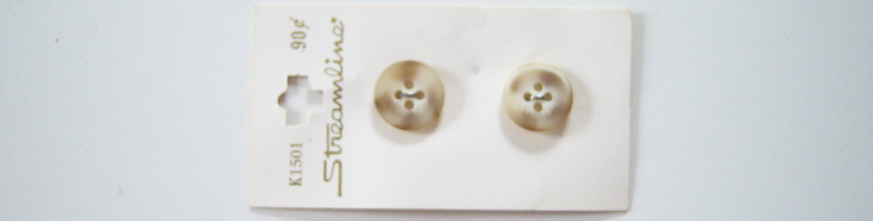 Beige Marbled 5/8" Card