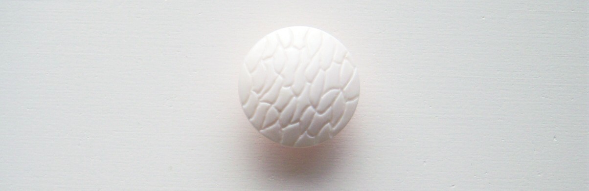Off White 13/16" Poly Shank Button