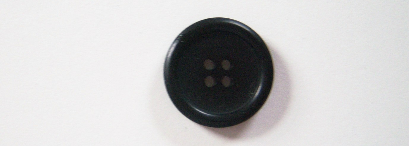 Matte Black 1" Poly Suit Button