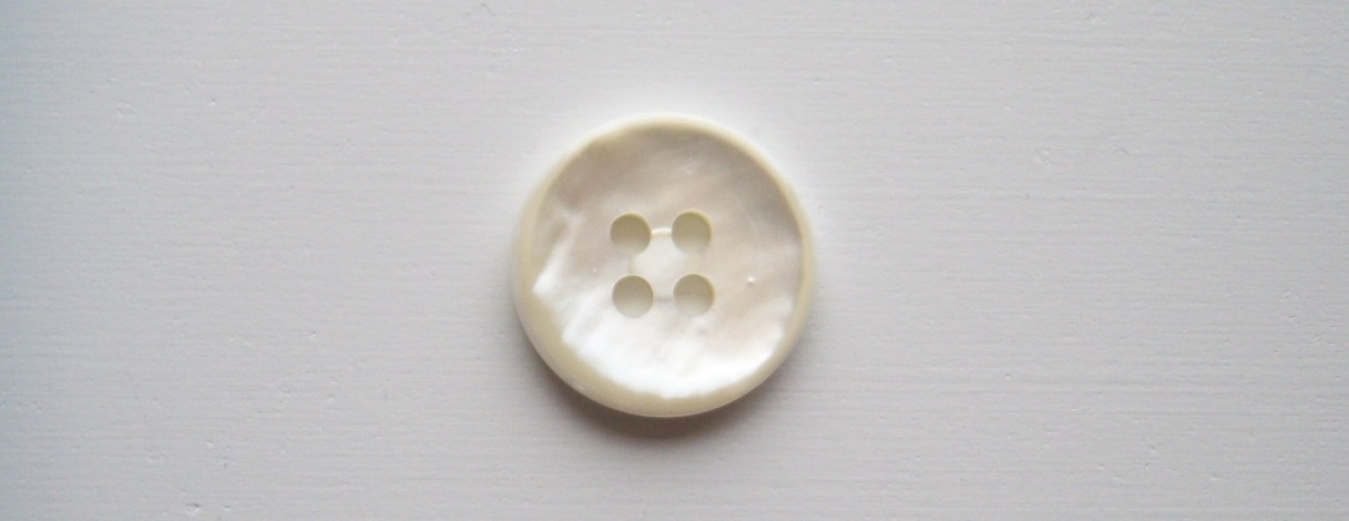 Ivory Pearlized 3/4" 4 Hole Button