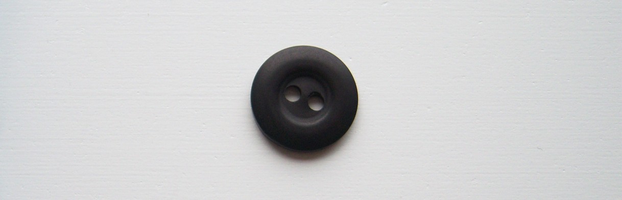 Matte Black 9/16" Poly Button