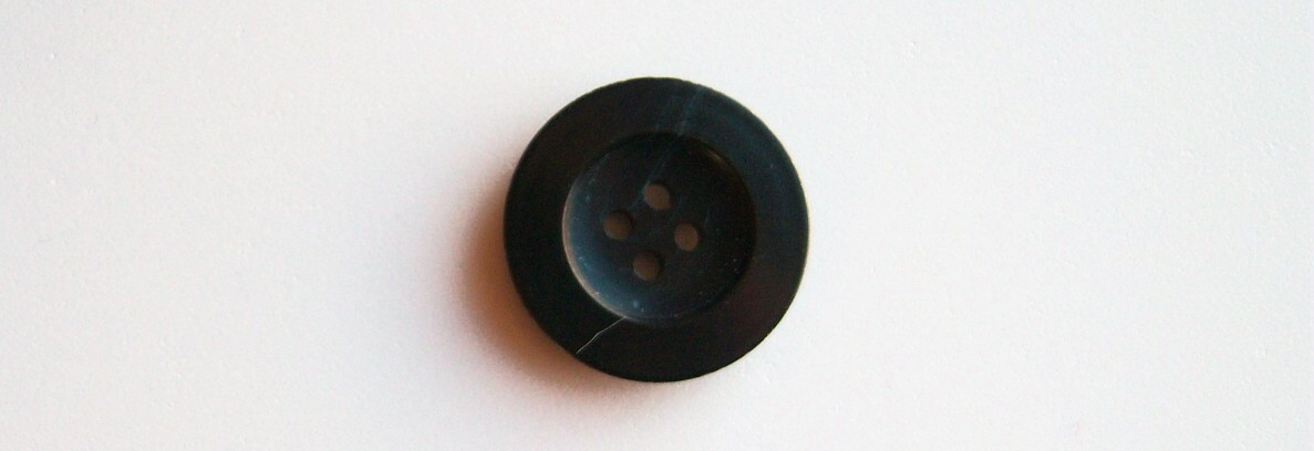 Black Bowl Marbled 1" Poly Button