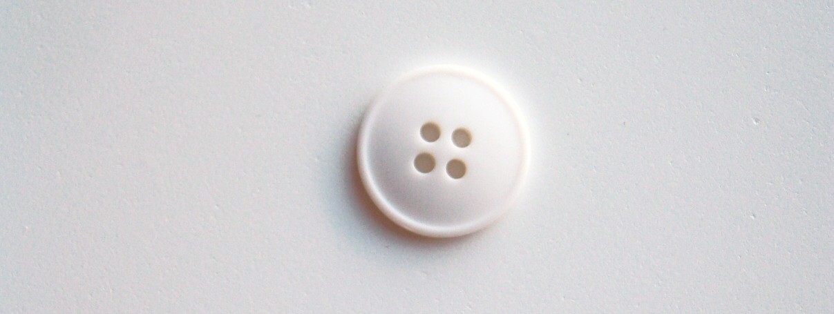 Off White 3/4" Poly 4 Hole Button