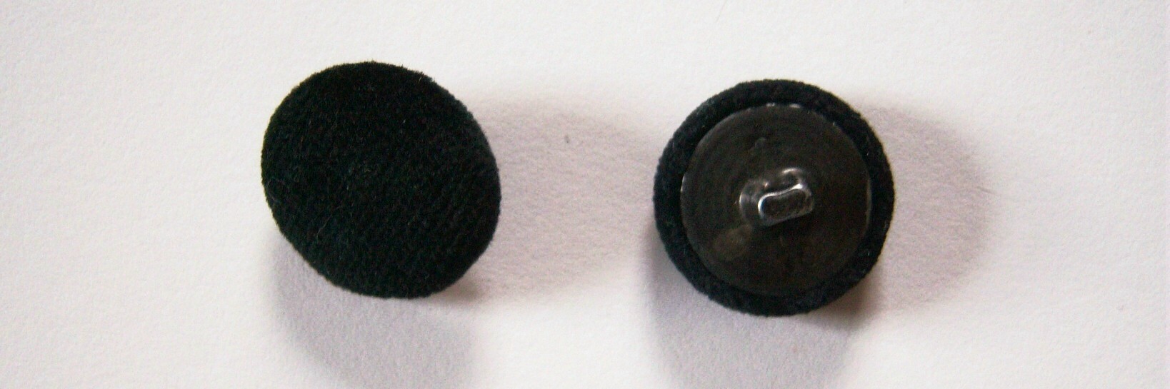 Black Velvet Covered 13/16" Button