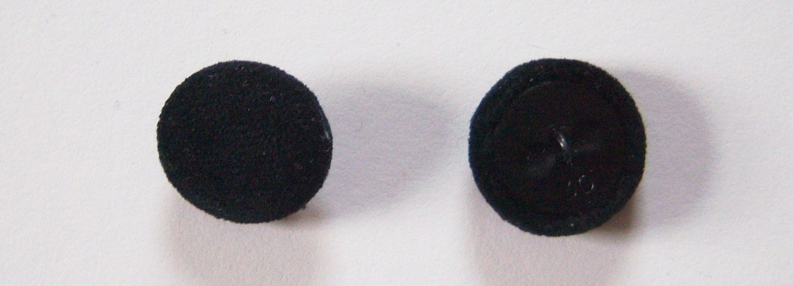 Black Velvet Covered 13/16" Button