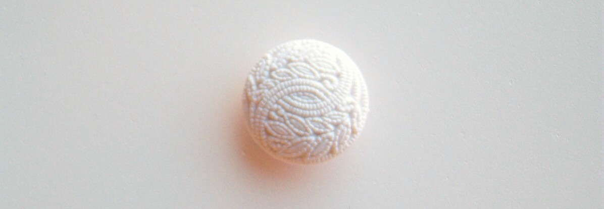 Off White 7/8" Poly Shank Button