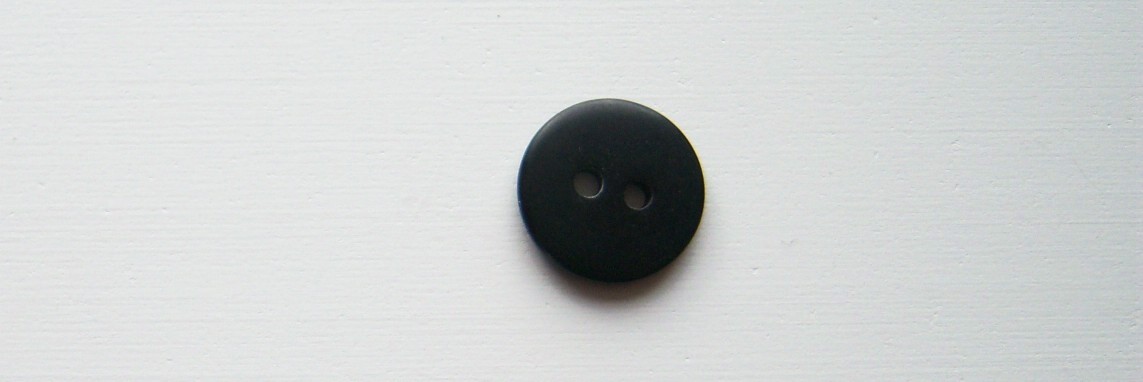 Matte Black 9/16" Poly Button
