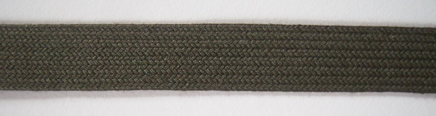 Army Green 1/2" Middy Braid