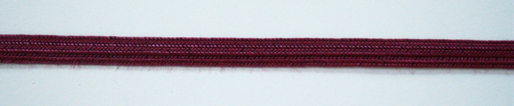 Burgundy 1/4" Middy Braid